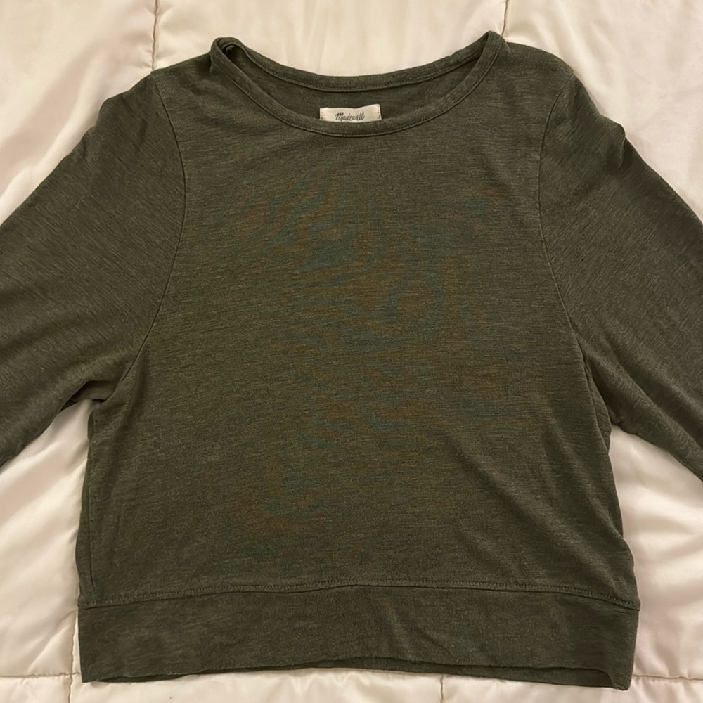 NWOT Madewell Olive Long Sleeve